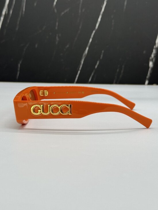 NEW GUCCI GG1771S 007 SUNGLASSES ORANGE WOMEN GUCCI EYEWEAR main image 6